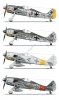 Kagero 15035 Fw 190s over Europe Part I (kalkomania/decals) EN/PL